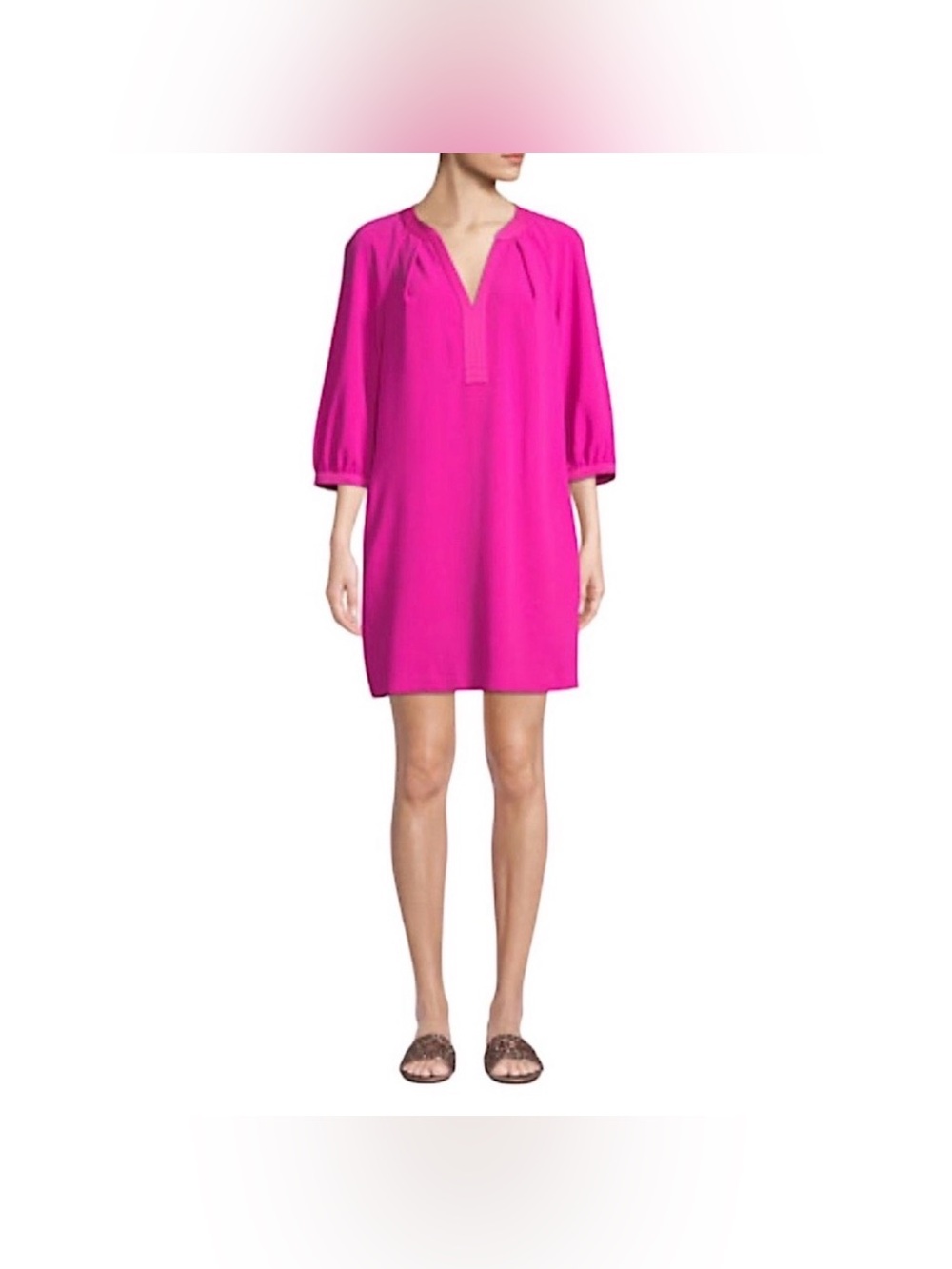 NWT Trina Turk Pipkin Hot Pink Dress, size XS